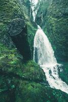 Oregon cascade. horizontale photo. photo