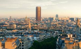 vue panoramique de paris photo