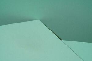 coloré Contexte de vert papier avec ombre. abstrait géométrique photo
