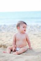 bébé sur la plage