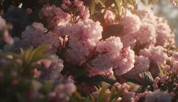 vibrant couleurs Floraison dans la nature bouquet, une cadeau de beauté généré par ai photo