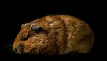 duveteux petit mammifère avec moustaches et fourrure généré par ai photo