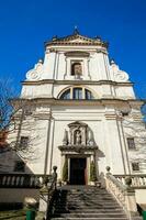 déchaussée carmélite église de notre Dame victorieux aussi appelé tombeau de le bébé Jésus de Prague dans mala Strana à vieux ville dans Prague photo