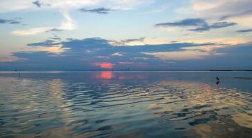 mobile baie à le coucher du soleil dans daphné, Al photo