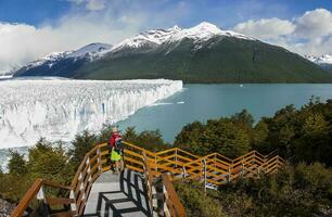 périto plus non glacier, los glaciaires nationale parc, Père Noël cruz province, patagonie Argentine. photo