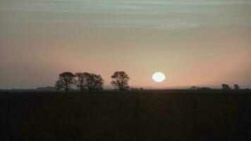 rural le coucher du soleil paysage, buenos aires Province , Argentine photo