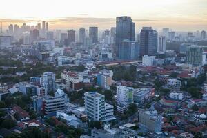 magnifique paysage urbain de jakarta photo