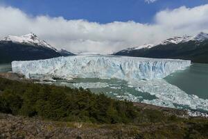 périto plus non glacier paysage, Père Noël cruz province, patagonie, Argentine. photo