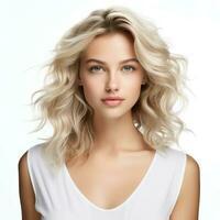 magnifique blondie fille portrait photo