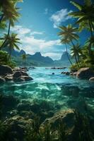 Naturel tropical île fond d'écran photo