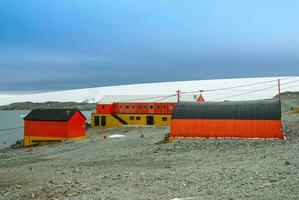 scientifique base dans le antarctique péninsule photo