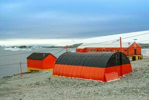 scientifique base dans le antarctique péninsule photo