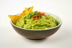 guacamole Nachos. produire ai photo