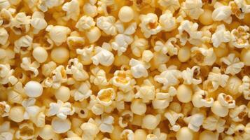 pop corn Contexte ai généré photo