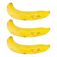 Jaune banane fruit sur transparent Contexte photo