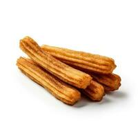 délicieux Churros isolé sur blanc Contexte photo