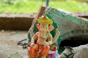 Indien Seigneur ganesha statue, idoles de Seigneur ganesh pour A venir ganapati Festival dans Inde. photo