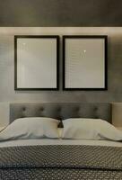 moderne contemporain chambre et Naturel tons photo