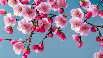 printemps Cerise fleur fleurs Contexte photo