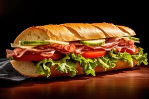 Stock photo de sandwich nourriture nourriture studio de photographie ai généré