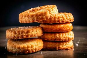 Stock photo de biscuit nourriture la photographie ai généré