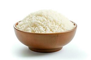 Stock photo de riz nourriture la photographie isolé blanc Contexte ai généré