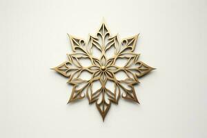 arabe géométrique étoile ornement sur blanc Contexte photo