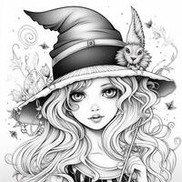 coloriages d'halloween photo