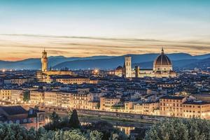 Panorama de la ville de Florence, Italie photo