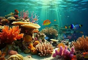 Naturel corail récif vif Contexte photo