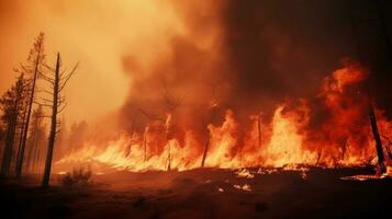 fond de feu de forêt photo