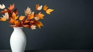minimaliste fond d'écran avec l'automne bouquet photo