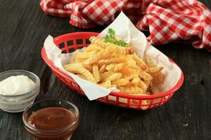 français frites ou Patate bâton photo