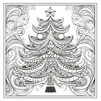 coloriages de noël photo