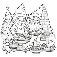 coloriages de noël photo