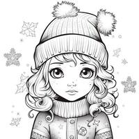 coloriages de noël photo