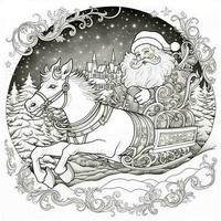 coloriages de noël photo