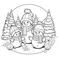 coloriages de noël photo