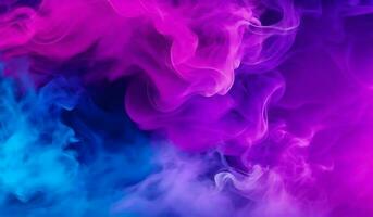 bleu violet rose abstrait Contexte. coloré Contexte avec fumée effet photo