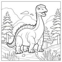 dinosaure coloration pages photo