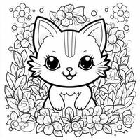 coloriage kawaii photo