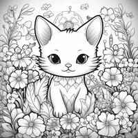 coloriage kawaii photo