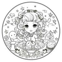 coloriage kawaii photo