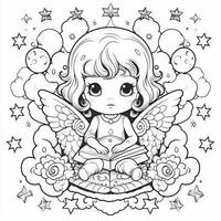 coloriage kawaii photo