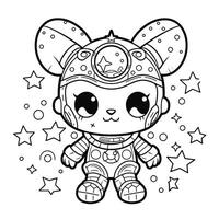 coloriage kawaii photo