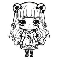 coloriage kawaii photo