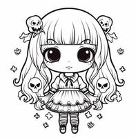 coloriage kawaii photo