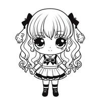 coloriage kawaii photo