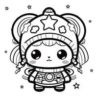 coloriage kawaii photo