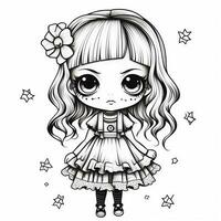 coloriage kawaii photo